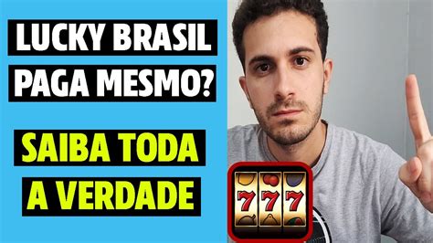 Lucky Brasil Paga Mesmo App Lucky Brasil Conf Avel Falei A