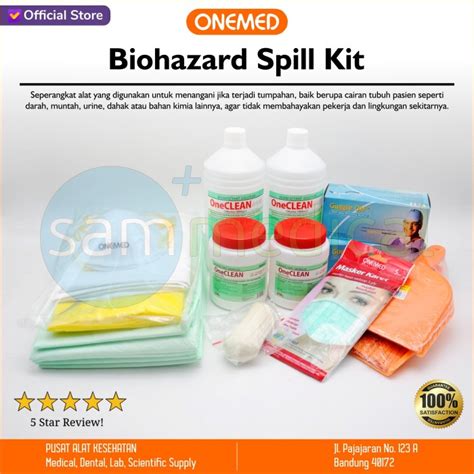 Jual Onemed Biohazard Spill Kit Box 1 Set Spillkit Limbah Infeksius