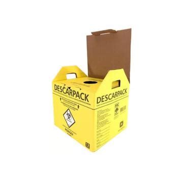 Caixa Coletora 13l Material Perfurocortante Descarpack Coletor