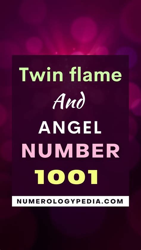 Twin flame and Angel number 1001 | 1001 angel number, Angel number ...