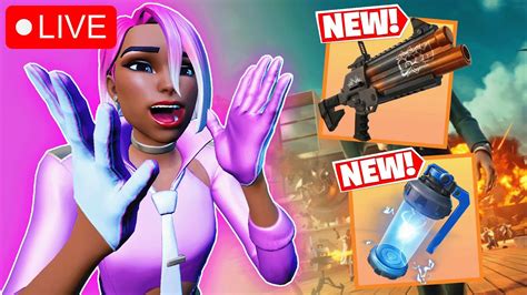 LIVE NEW STICKY GRENADE LAUNCHER EMP Fortnite ZB YouTube