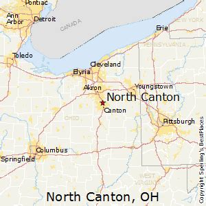 North Canton Ohio Map - Agnese Latashia