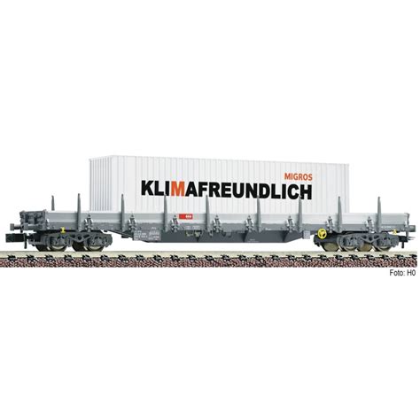 Fleischmann Spur N Hupac Rungenwagen Bauart Res Mit Migros C