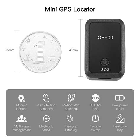 Magnetic Gf09 Mini Gps Tracker Real Time Car Locator Tracker Gsm Gprs