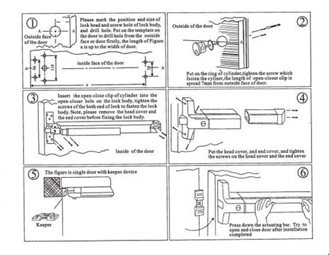 China Customized Panic Bar Used In Fire Rated Door Suppliers