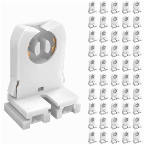 Non Shunted Led Tombstones Pack Of 50 T8 Lamp Holder Ul Turn Type