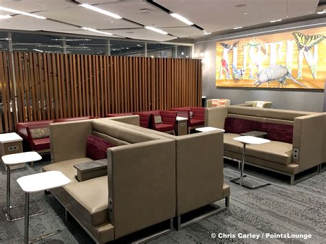 Delta Sky Club Austin Airport Lounge Booths Tables Eye Of The Flyer