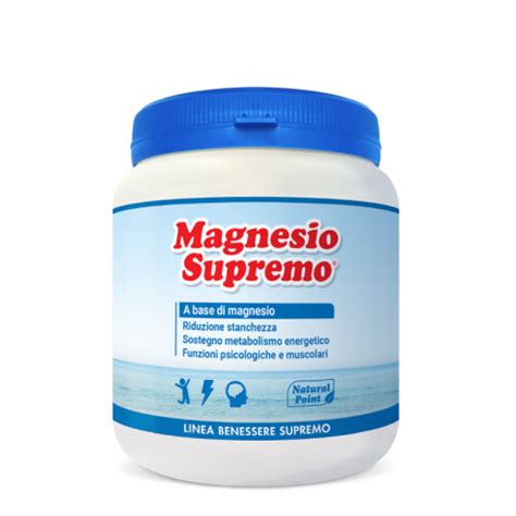 Magnesio Supremo Natural Point Integratore Per Stanchezza E Stress