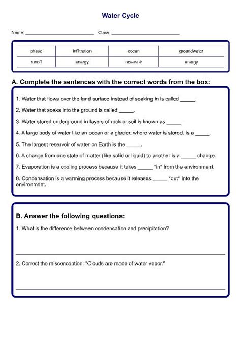 water cycle  ws keys grade  ngss  smarty penguin tpt