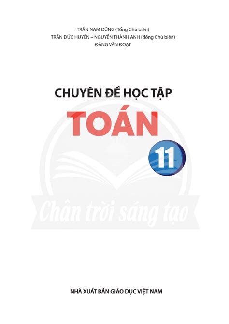 Chuyên đề Học Tập Toán 11 Chân Trời Sáng Tạo Pdf