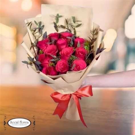 Buque De Rosas Love Delivery Social Flores Em Curitiba