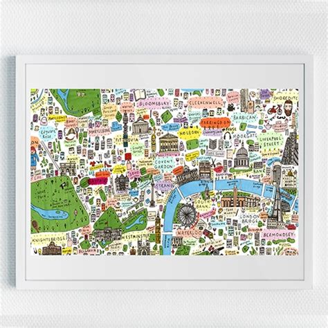 Map of London (2nd Edition) | House of Cally | Illustrated Maps