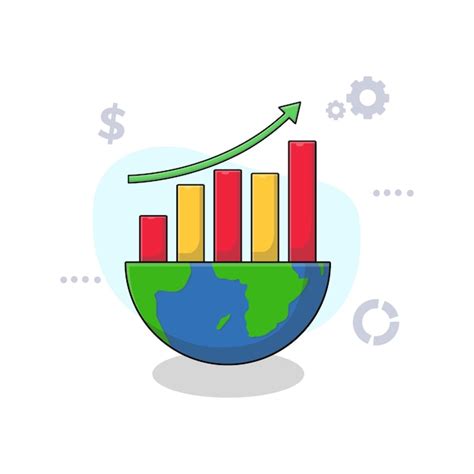 Premium Vector Global Economy Growth Concept Illustration