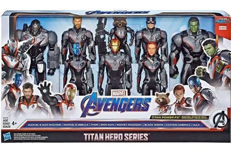 Marvel Avengers Endgame Titan Hero Series Power FX Action Figure 8 Pack