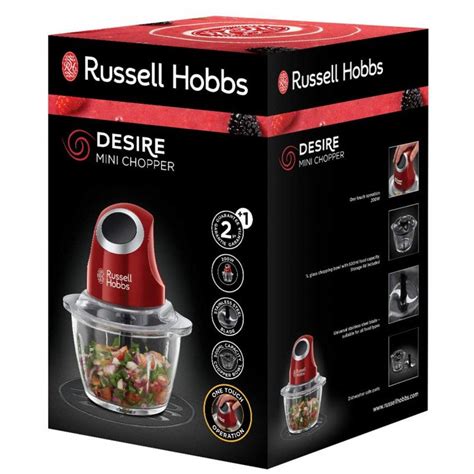 Mini Hachoir Desire Russell Hobbs Rouge Tunisie Clickup Shopping