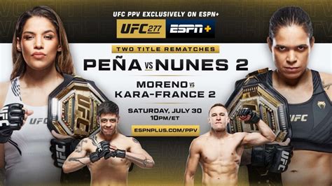 How To Watch Ufc 277 Pena Vs Nunes Live Without Cable The Streamable