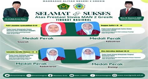 Prestasi Gemilang Siswa Man Gresik Dalam Beragam Kompetisi Nasional