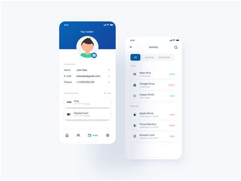 Wallet App UI Template Flutter Code Market