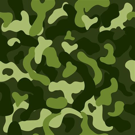 Patr N Vectorial Sin Costuras De Camuflaje Caqui Verde Oliva Del