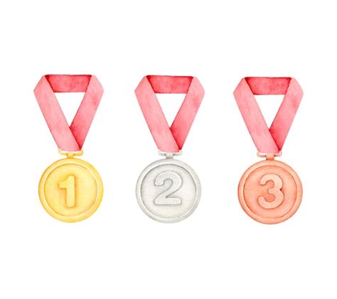 Premium Vector Medals Set