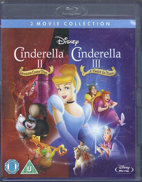 Cinderella Ii Dreams Come True Cinderella Iii A Twist In Time 8717418366735 Disney Blu