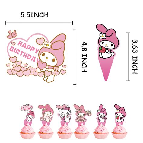 Buy My Melody Birthday Party Decorations Cartoon Birthday Supplies For