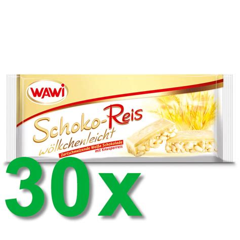 Wawi Schoko Reis Wei E Schokolade X G Zoells Shop Automaten Und