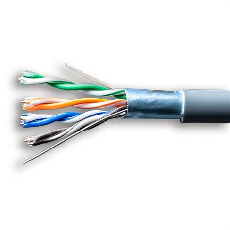 Витая пара F/UTP Cat 5e 4х2хAWG24 Premium IN Cu (FTP Cat 5e 4x2x0.51 5e ...