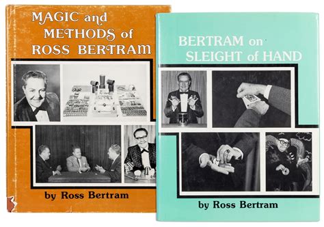 Lot Detail Bertram Ross 1912 1992 Magic And Methods Of Ross Bertra