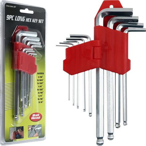 Tool Parts Pcs Set Metric Hexagon Allen Key Wrench Tools Set Ball Head