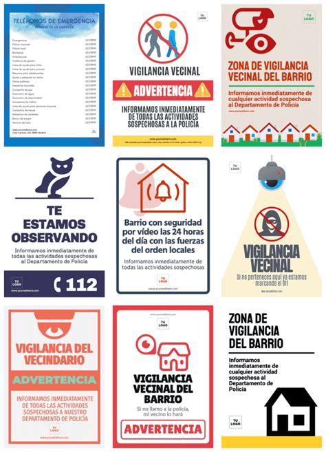 Carteles Para Comunidades De Vecinos Personalizables