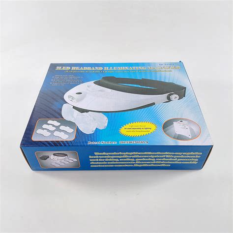 Gorelax Kaca Pembesar Headband Reparasi Magnifier With Led Lens X