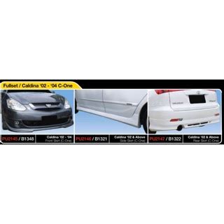 Toyota Caldina Cone C One C One Bodykit Body Kit Front