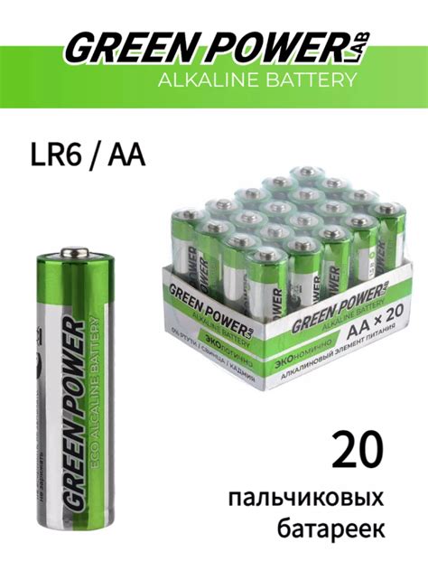 Батарейки пальчиковые AA Alkaline 1.5V - 20 шт. купить по цене 299 ₽ в ...