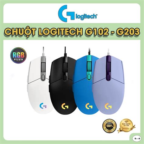 ChuỘt Gaming Logitech G102 G203 Gen2 Lightsync Led Rgb ChÍnh HÃng Shopee Việt Nam