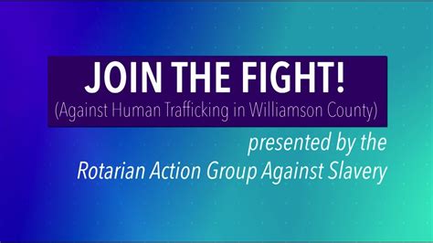 Join The Fight Against Human Trafficking Youtube