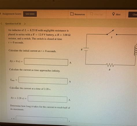 Solved Assignment Score Resources Give Up Hint Chegg