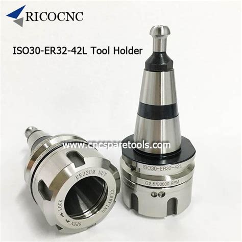 Quality ISO30 ER32 Tool Holders For HSD ATC Spindle With Covernut And