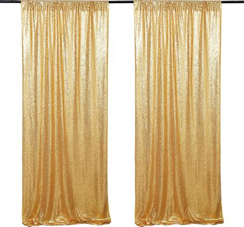 Amazon Gold Sequin Backdrop Curtain Panels Stage Pieces Ftx Ft