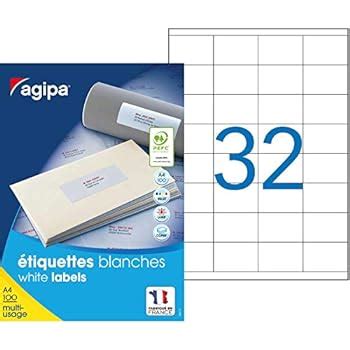 Apli Agipa Boite Étiquettes Adhésives Blanches Multi Usages Pose