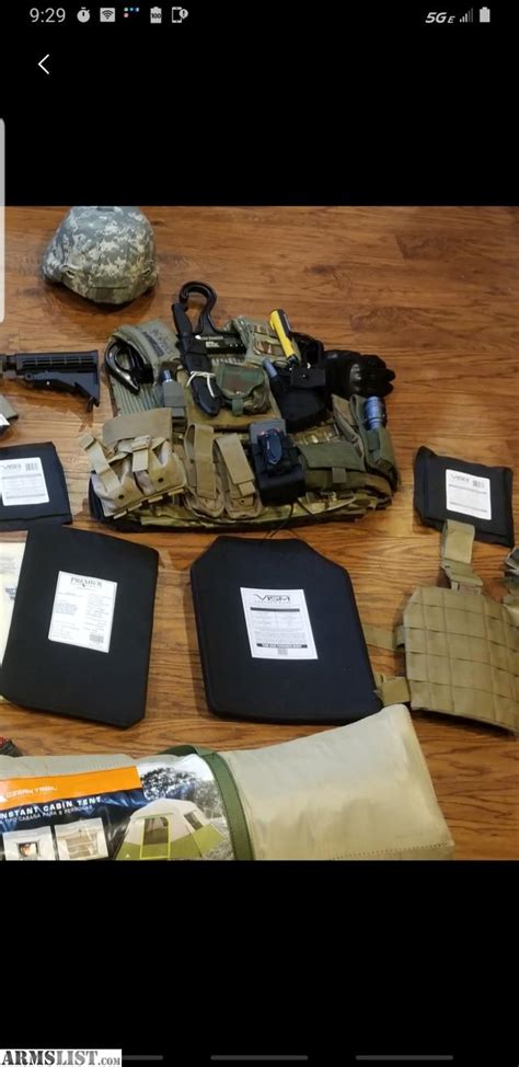 Armslist For Sale Full Loadout Plate Carrier Full Armor Set Acu Combat Jacket Pants