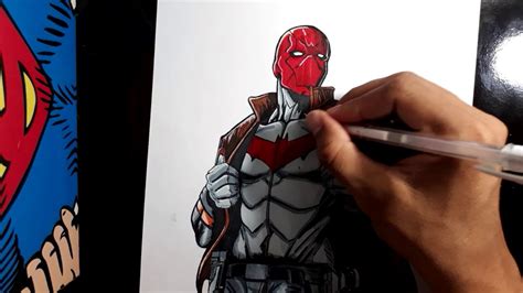 COMO DESENHAR O RED HOOD CAPUZ VERMELHO JASON TODD Comics YouTube