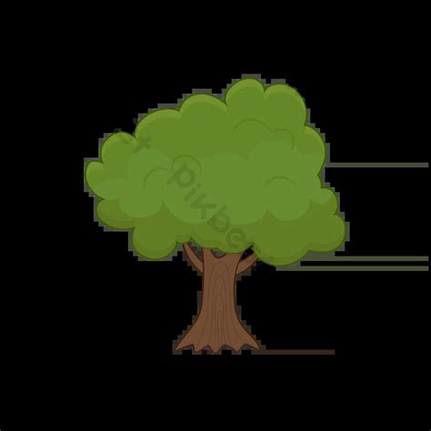 Tree Clipart Vector Tree Cartoon Big Tree | AI PNG Images Free Download ...