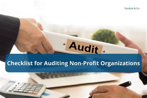 Checklist For Auditing Non Profit Organizations In Uae