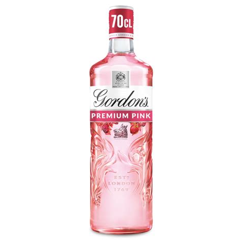 gordons premium pink distilled gin cl bb foodservice