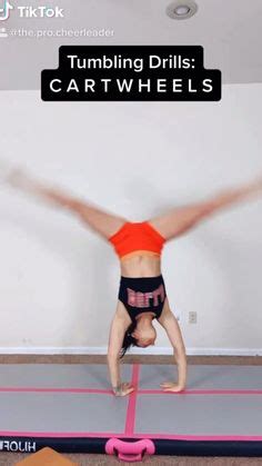 96 Tumbling Drills ideas | cheerleading workout, cheer workouts ...