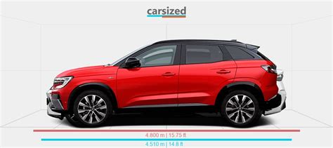 Dimensions Renault Austral 2022 Present Vs BYD Seal 2022 Present