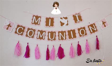 Banderin Primera Comunion Ideas Para Fiestas Comunion Fiestas