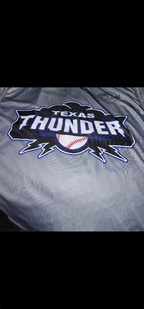 National Championship Sports Baseball Texas Thunder U D