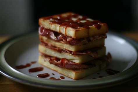 I present to you...the BBQ Bacon Cheese Tower! : FoodPorn